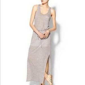 C&C California Striped Racerback Maxi Dress